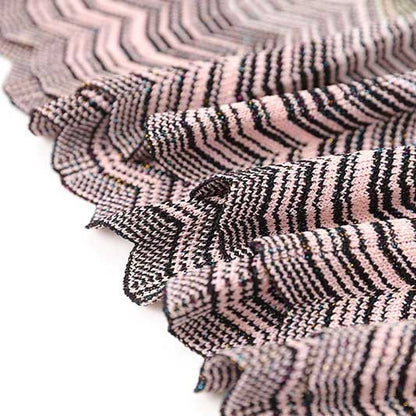 Long Sleeves Multi-Knitted Midi Dress Cut-Out Back Long Dress