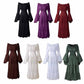 Medieval Dress Halloween Costume-Long Sleeve Ball Dress