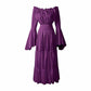 Medieval Dress Halloween Costume-Long Sleeve Ball Dress