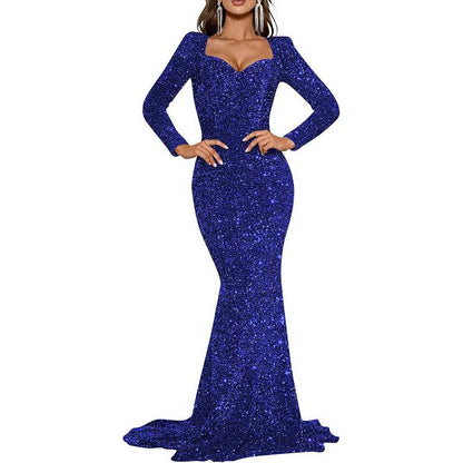 Mermaid Long Sleeves Sparkly Prom Dress – Custom Fit, Tailored & Show-Stopping