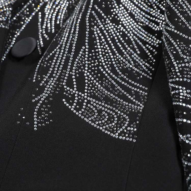 Blazer Coat for Women | Mid-Length in Classic Black & White