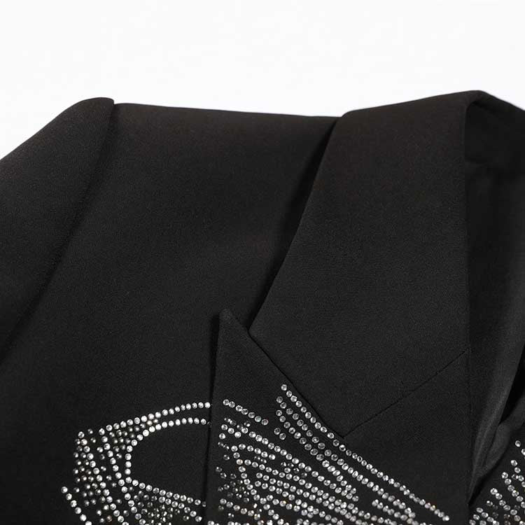 Blazer Coat for Women | Mid-Length in Classic Black & White