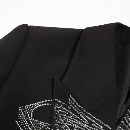 Blazer Coat for Women | Mid-Length in Classic Black & White