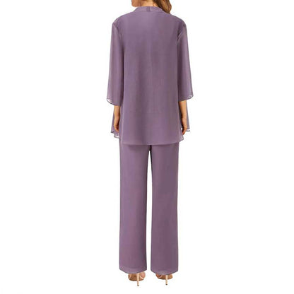 Mother of The Bride Dresses Pant Suits Wedding Guest Outfit Set