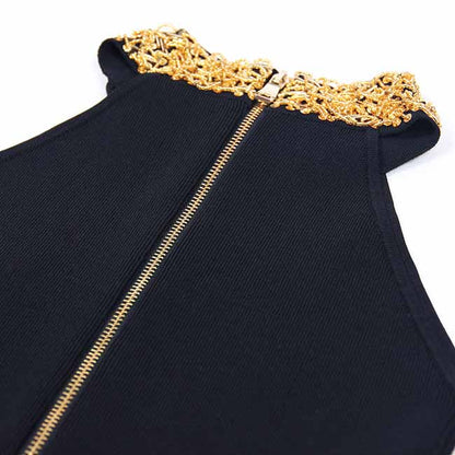 Women's Sleeveless Knitted Maxi Dress Midi Bodycon Dress