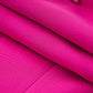 Women Shawl Collar Golden Buttons Blazer + Cropped Pants Trousers Pantsuit Suit Hot Pink