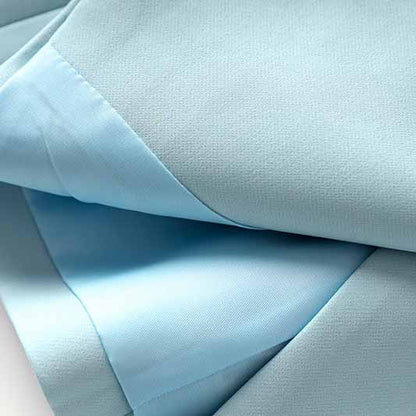 Women's Light Bue Two Piece Tailored Skirt Suit