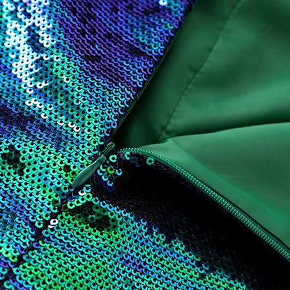 BLING BLING Long Sleeve Blazer and Shorts Suit Set Sparkly Two Piece Suit