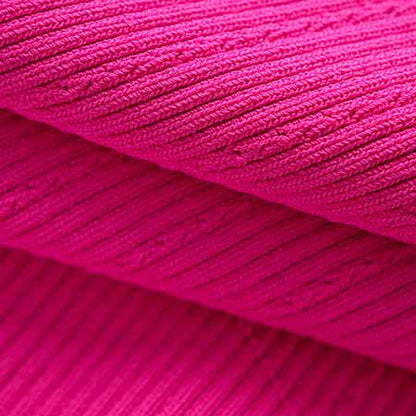 Women's Sleeveless Two Piece Mini Knitted Skirt Suit