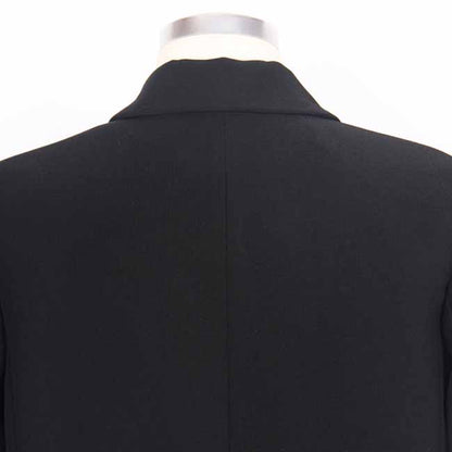 Women's Double Breasted Blazer Sewing Pattern Gold Buttons Loose Jacket