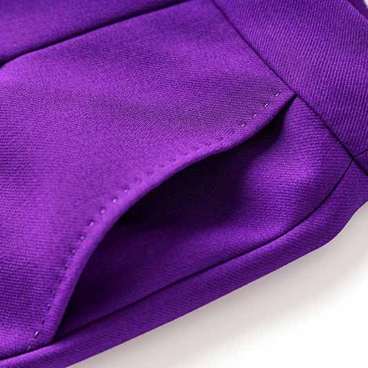 Women Purple Pantsuit Fitted Blazer + Mid-High Rise Trousers Pantsuit Suit Party Wear