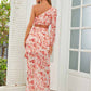 Womens Two Pieces Floral-Printed Summer Dress
