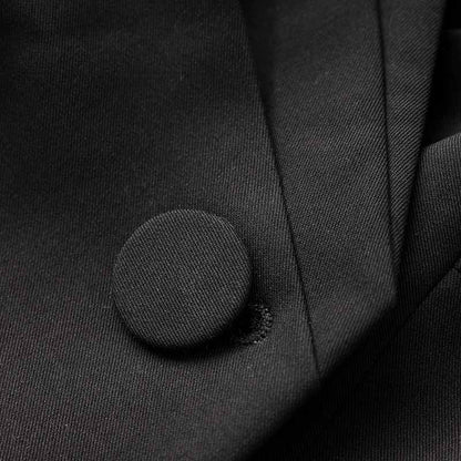 Womens cut-out sleeveless shirt black formal party top