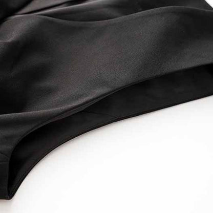 Womens cut-out sleeveless shirt black formal party top