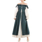 Medieval Dress Vintage Renaissance Irish Gown Carnival Halloween Dress 802