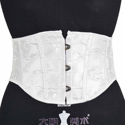 Womens Lace Up Underbust Trainer Corset Wedding Dress Outfits Corset
