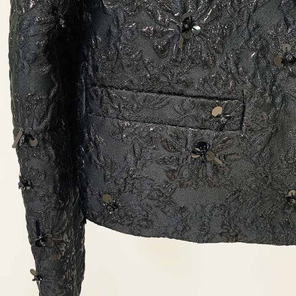 Women's Black Tweed Mini Dress,Coat