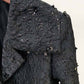Women's Black Tweed Mini Dress,Coat