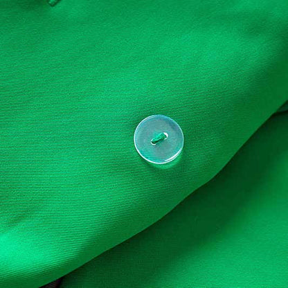 Women's Two Piece Green Tailored Skirt Suit Formal Skirt Suit