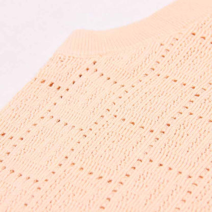 Women's Kniited Crop Top Sleeveless Cropped Sweater Vest