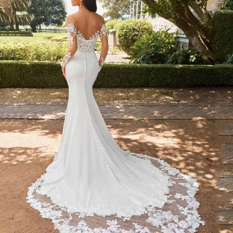 Off Shoulder Bridal Dress Elegant Lace Appliques Ball Gown Wedding Dress