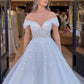 Off Shoulder Tulle Wedding Dress Pregnant Gowns Bridal Dress