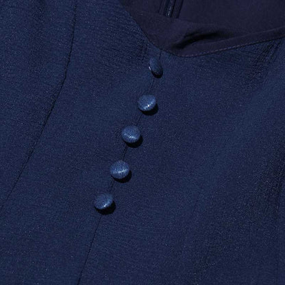 Pleated Square-Neck Ruffles Mini Dress Lotus Sleeves