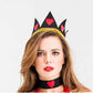 Halloween cosplay Queen of Hearts Alice Wonderland Queen Party Dress