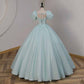 Royal Blue Princess Ball Gown Quinceanera Prom Dress Birthday Party Gowns