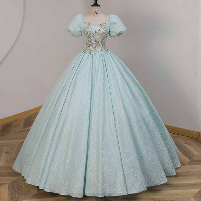 Royal Blue Princess Ball Gown Quinceanera Prom Dress Birthday Party Gowns