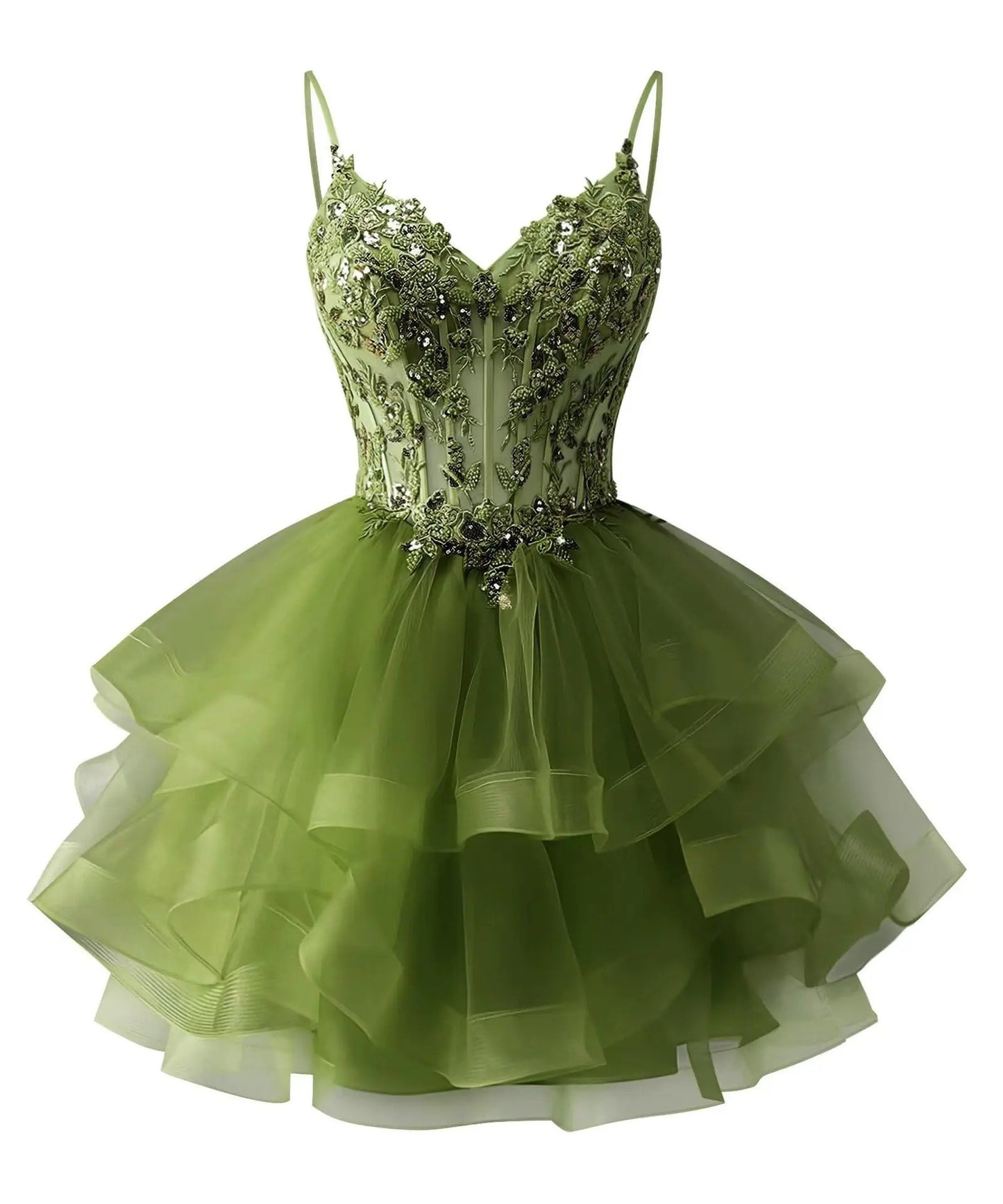 Tulle Homecoming Dress | Vary Color Sequin Embellished Cocktail Party Short Dress