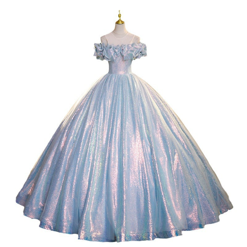 Sequin Quinceanera Dresses Cinderella Blue Ball Gown Prom Dresses SD Dresscode & Fashiontrends Sequin Quinceanera Dresses Cinderella Blue Ball Gown Prom Dresses SD Dresscode & Fashiontrends