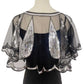 Sequin Mesh Shawl Wraps Evening Prom Cape Scarf