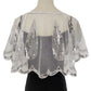 Sequin Mesh Shawl Wraps Evening Prom Cape Scarf