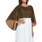 Sheer Shawls Chiffon Capes Wraps For Evening Dresses Soft Wedding Cover Up