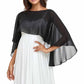 Sheer Shawls Chiffon Capes Wraps For Evening Dresses Soft Wedding Cover Up