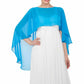 Sheer Shawls Chiffon Capes Wraps For Evening Dresses Soft Wedding Cover Up