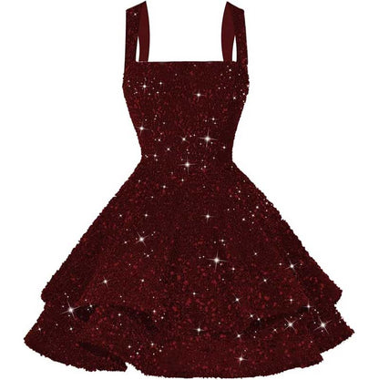 Short Sparkly Homecoming Dresses Sweet 16 Tiered Short Cocktail Party Gown