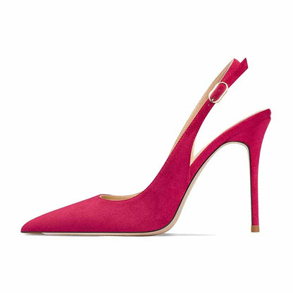 Singback 10cm Stiletto Heels - Pointed Toe Pumps for Women