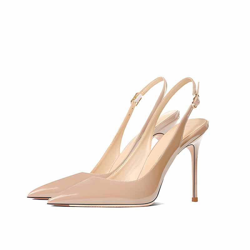 Singback 10cm Stiletto Heels - Pointed Toe Pumps for Women