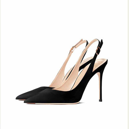 Singback 10cm Stiletto Heels - Pointed Toe Pumps for Women