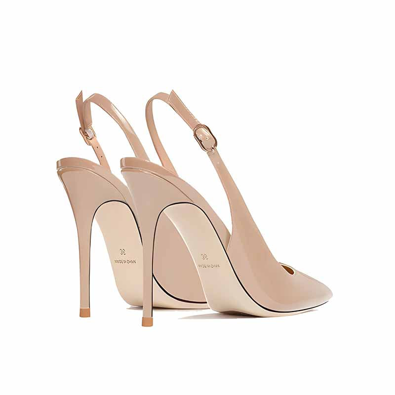 Singback 10cm Stiletto Heels - Pointed Toe Pumps for Women