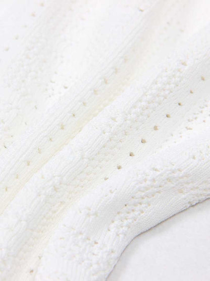 Sleveless Knitted Halter-Neck Midi Dresses