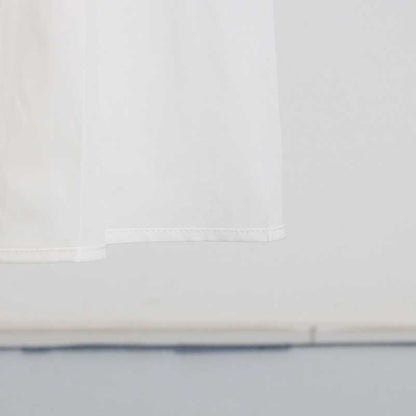 White Pleated Rose-Print Cap Sleeve Midi Dress