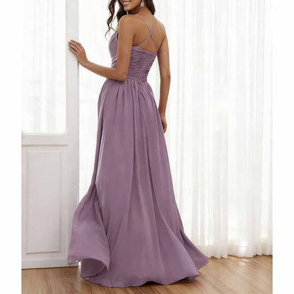 Spaghetti Strap A-Line Bridesmaid Dress – Wedding Guest & Bridal Party Dress