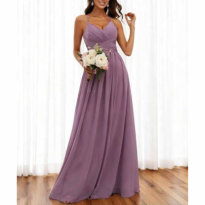Spaghetti Strap A-Line Bridesmaid Dress – Wedding Guest & Bridal Party Dress
