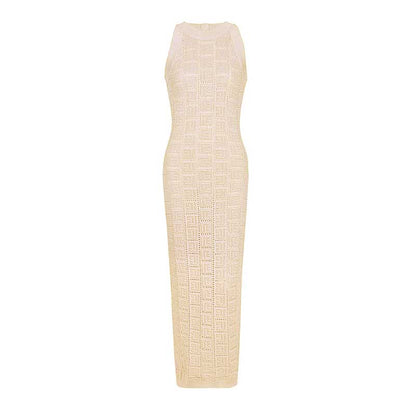 Trendy Chic Suit Knitted Cardigan Coat + Sleeveless Midi Dress Set Two Pieces Dress Suit