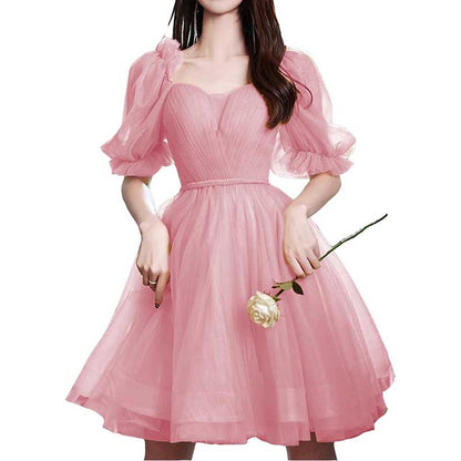 Tulle Homecoming Dresses Teens Short Prom Dress Juniors Cocktail Dress