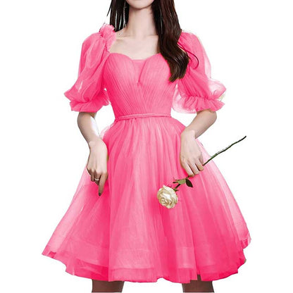 Tulle Homecoming Dresses Teens Short Prom Dress Juniors Cocktail Dress