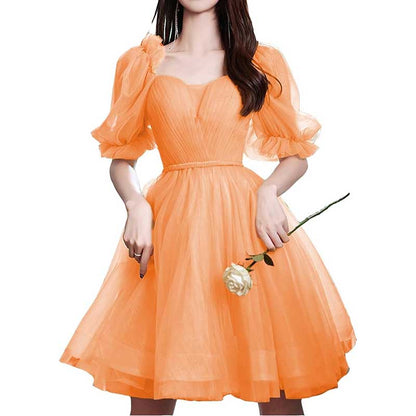 Tulle Homecoming Dresses Teens Short Prom Dress Juniors Cocktail Dress